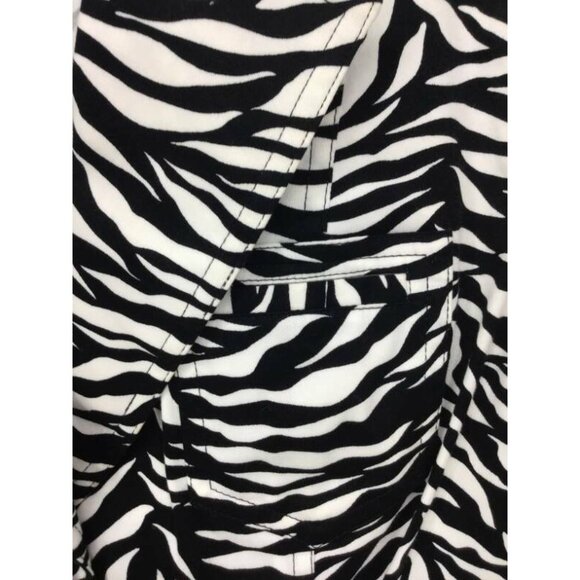 Classiques Entier Jacket Size 6 Black Zebra Blazer - Picture 5 of 7